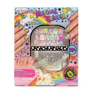 Hot Focus Unicorn Nail Kit - Kids Nail Polish Set for Girls Ages 5 6 7-1…